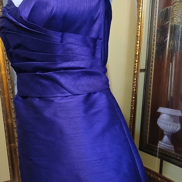 Alfred Sung Short Dress for Bridesmaids - Picture 4 of 13